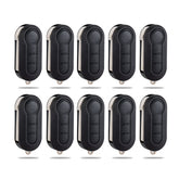 Keyless Entry Remote 3 BTN Replacement for 2012-2017 Fiat 500 2014-2018 Fiat 500L Flip Key - Delphi BCM LTQFI2AM433TX  KR-G3SA-10